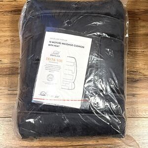 SNAILAX Massage Mat Massage Cushion 10 Motor Memory Foam Plush Pad Gray